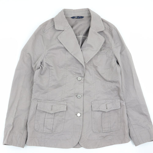 Maine Womens Purple   Jacket Blazer Size 10