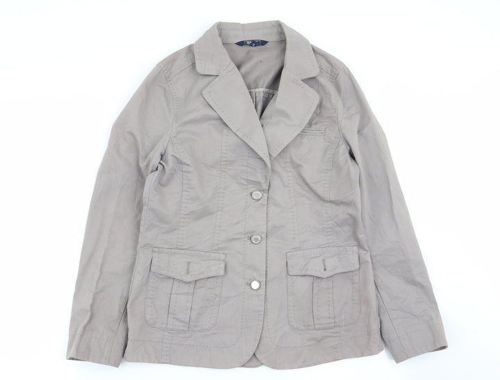 Maine Womens Purple Jacket Blazer Size 10