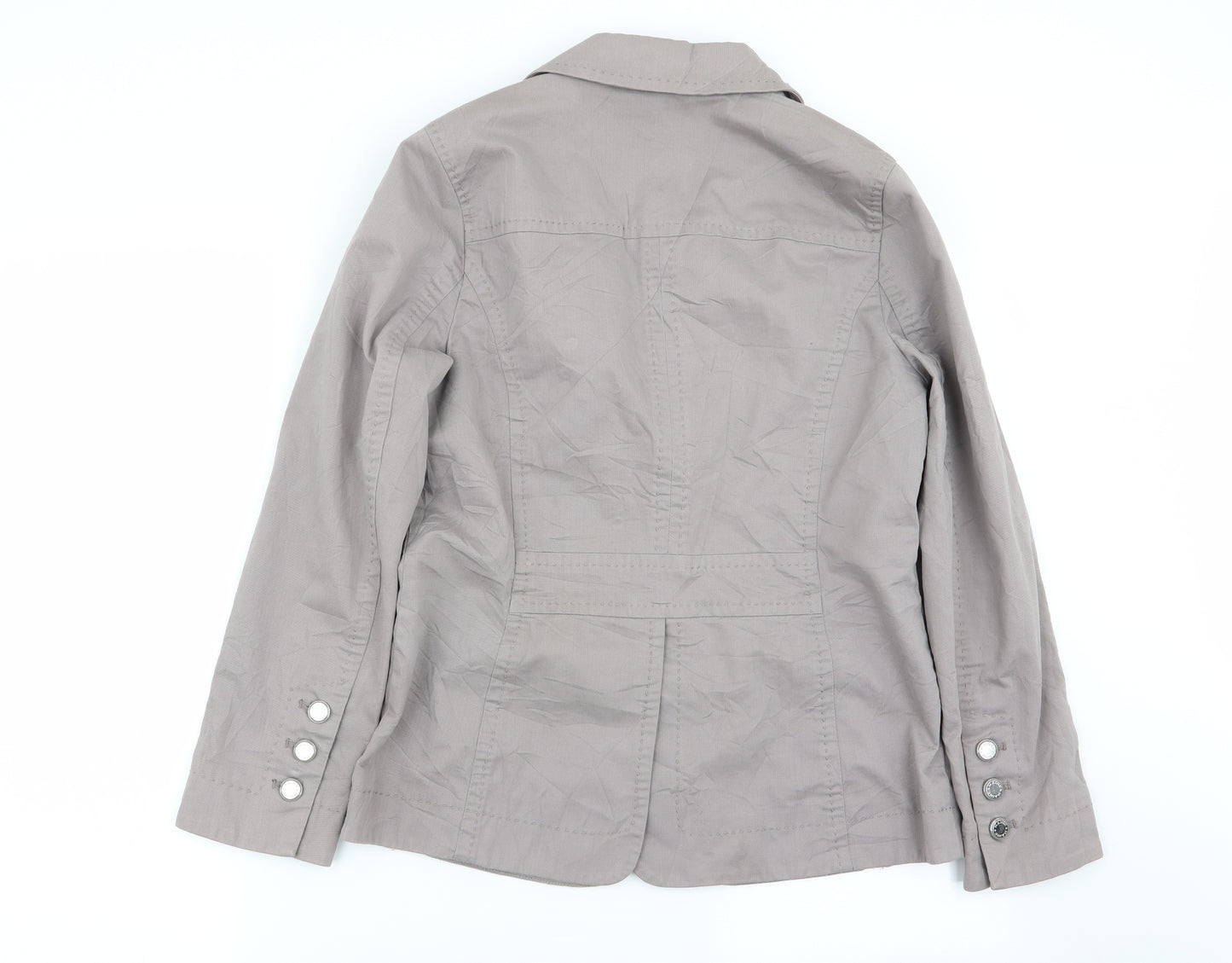 Maine Womens Purple   Jacket Blazer Size 10