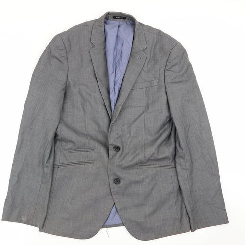 Cedar Wood State Mens Grey   Jacket Blazer Size 38
