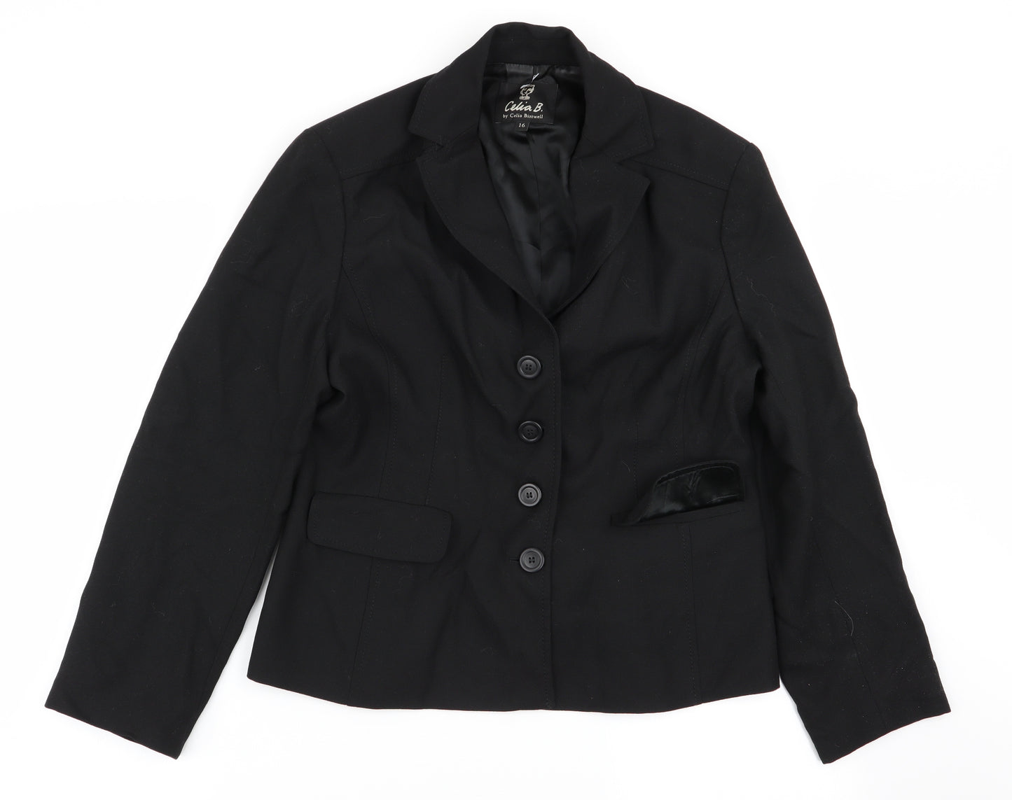 celia b Womens Black   Jacket Blazer Size 16