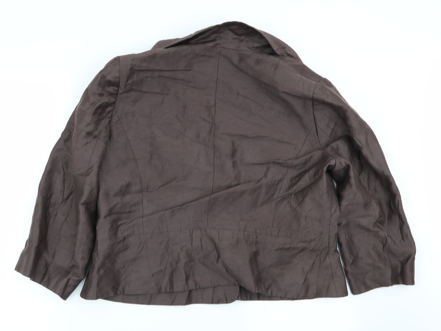 alex and co Womens Brown   Jacket Blazer Size 18