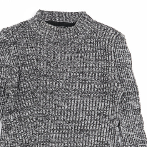 Topshop Womens Grey   Pullover Jumper Size S