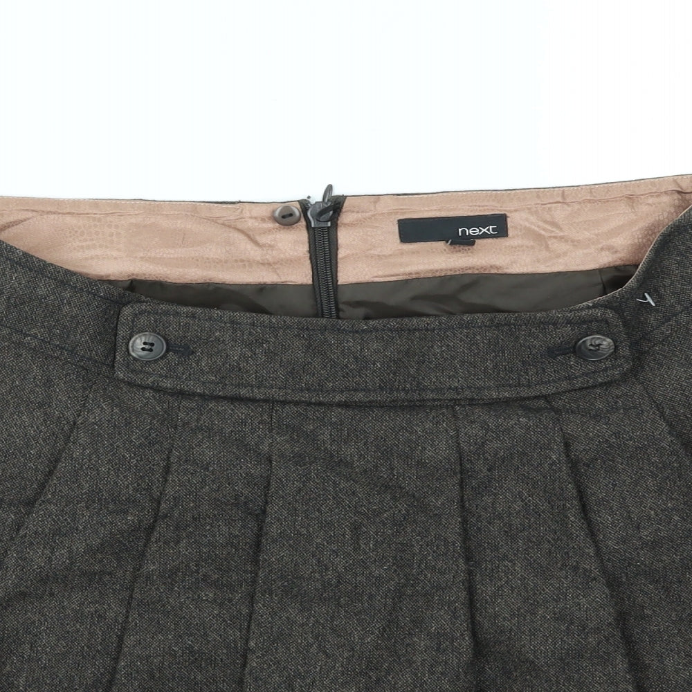 NEXT Womens Brown   A-Line Skirt Size 12