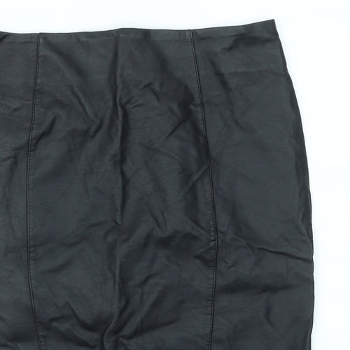 Kardashian Kollection Womens Black   A-Line Skirt Size 18