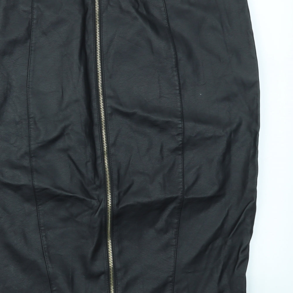 Kardashian Kollection Womens Black   A-Line Skirt Size 18