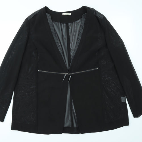 GOZZIP  Womens Black   Jacket  Size L