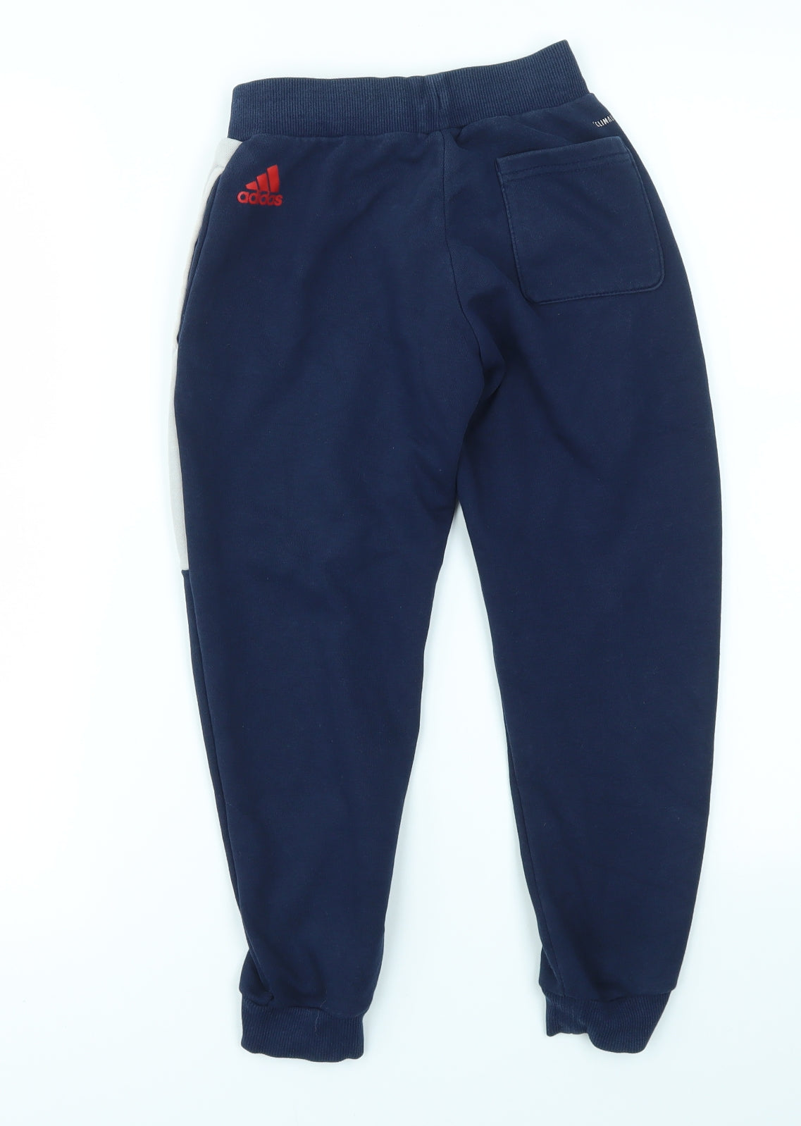 adidas Boys Blue   Jogger Trousers Size 6-7 Years