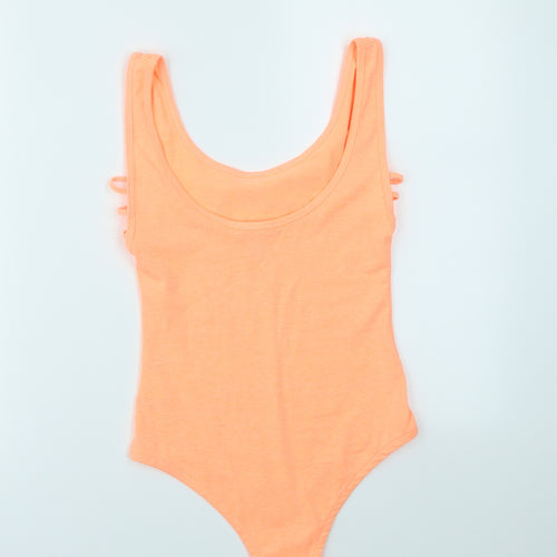 Primark Womens Orange   Bodysuit One-Piece Size 4