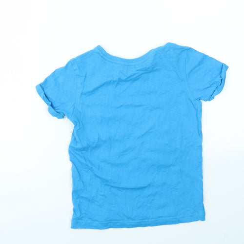 George Boys Blue   Basic T-Shirt Size 6-7 Years