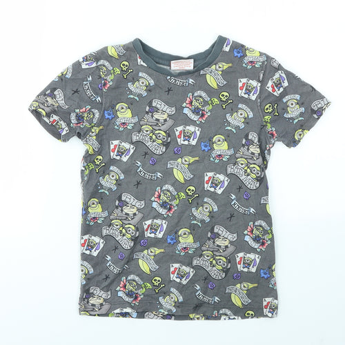 George Boys Multicoloured Geometric  Basic T-Shirt Size 6-7 Years