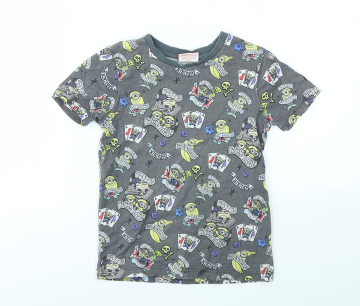 George Boys Multicoloured Geometric Basic T-Shirt Size 6-7 Years
