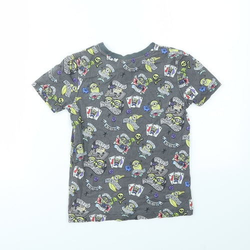 George Boys Multicoloured Geometric  Basic T-Shirt Size 6-7 Years