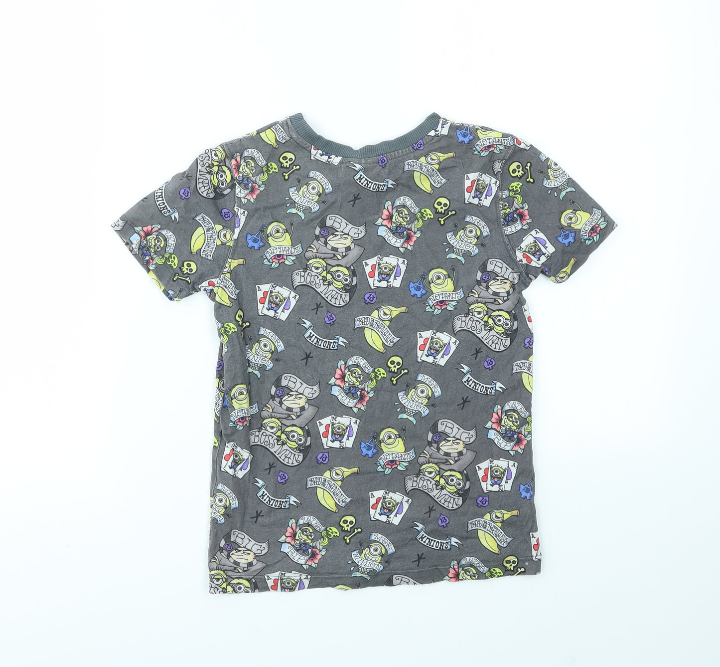 George Boys Multicoloured Geometric  Basic T-Shirt Size 6-7 Years