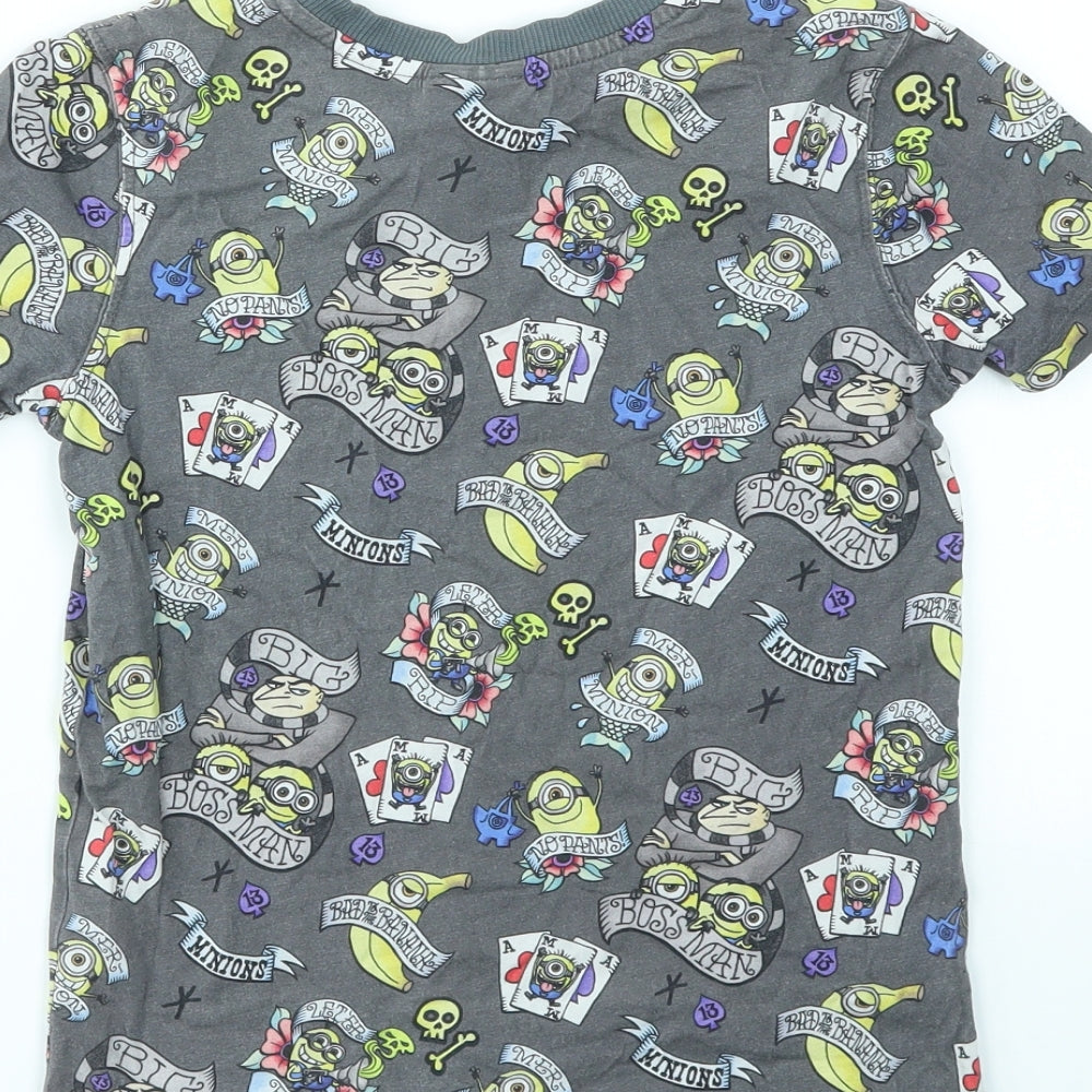 George Boys Multicoloured Geometric  Basic T-Shirt Size 6-7 Years