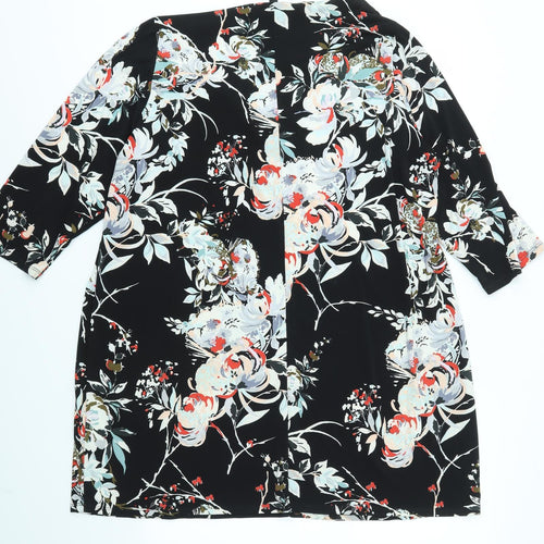 Yours Womens Ivory Floral  Fit & Flare  Size 20