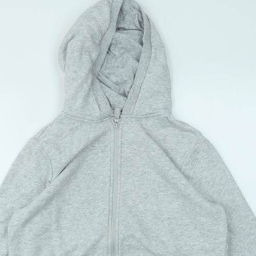 F&F Boys Grey   Full Zip Hoodie Size 13-14 Years