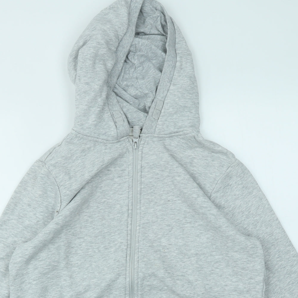 F&F Boys Grey   Full Zip Hoodie Size 13-14 Years