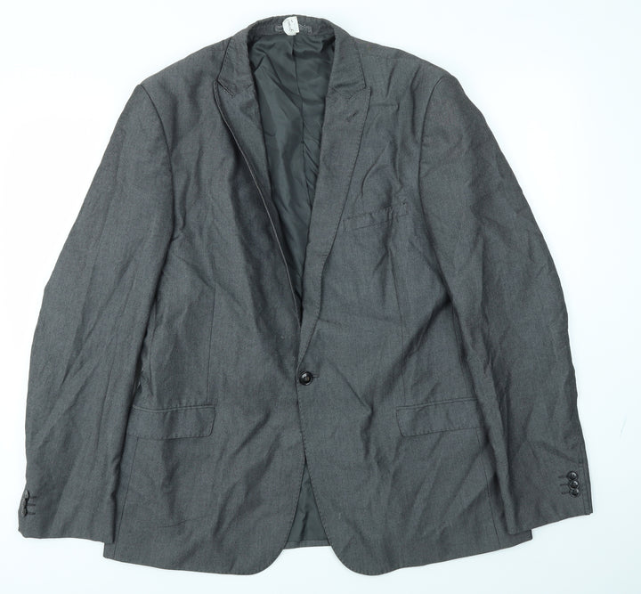 M&S Mens Grey   Jacket Blazer Size 44