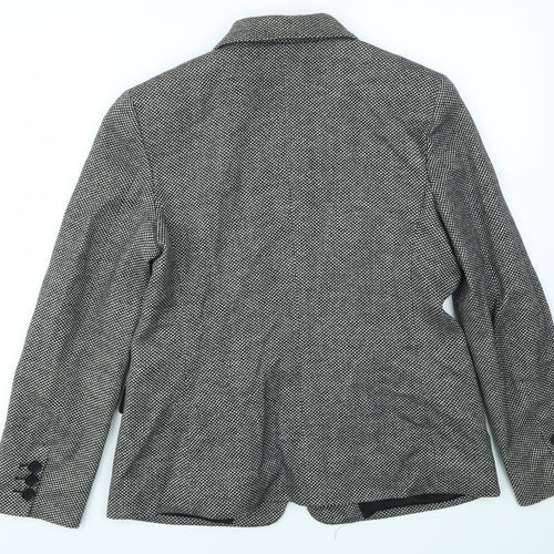 Aigner Womens Grey Check  Jacket Blazer Size 16