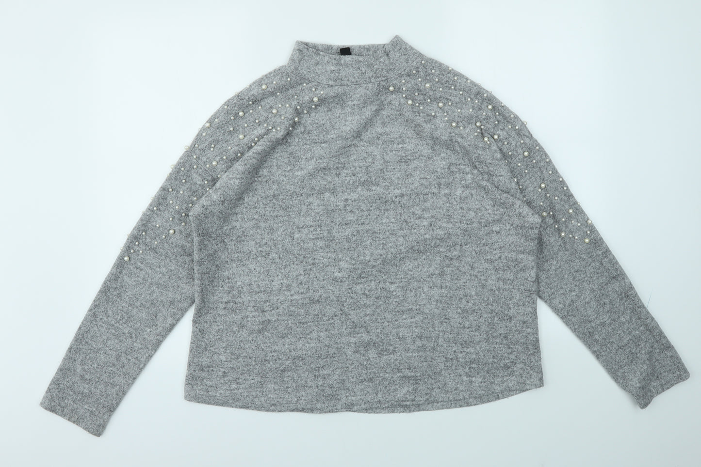 New Look Womens Grey   Pullover Jumper Size M