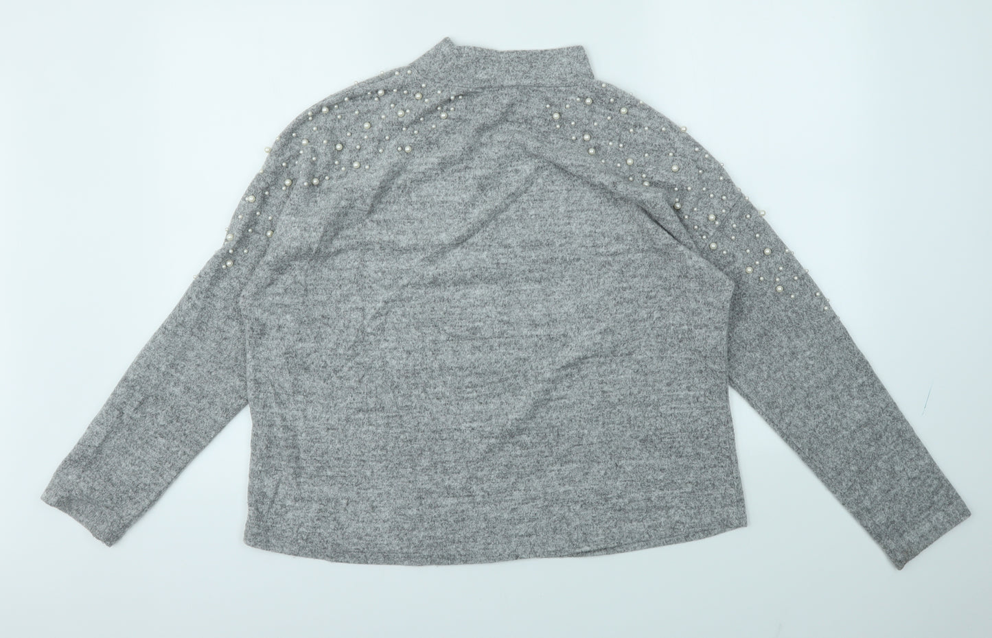 New Look Womens Grey   Pullover Jumper Size M
