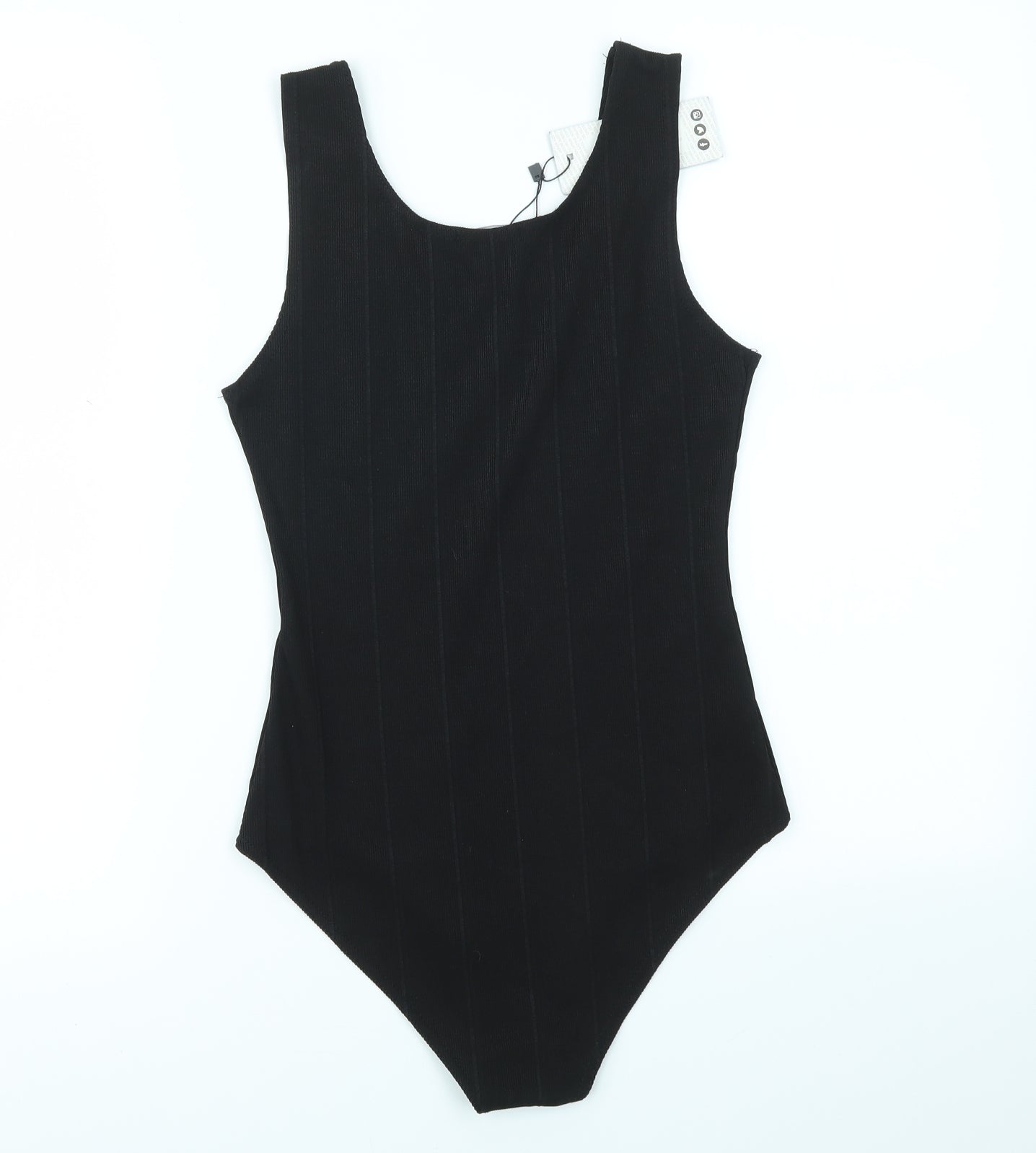 Boohoo Womens Black   Bodysuit One-Piece Size 10