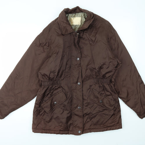 BHS Womens Brown Houndstooth  Jacket Coat Size 14