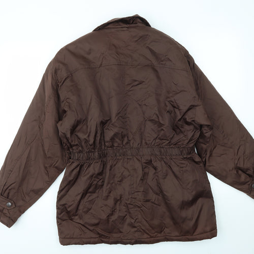 BHS Womens Brown Houndstooth  Jacket Coat Size 14