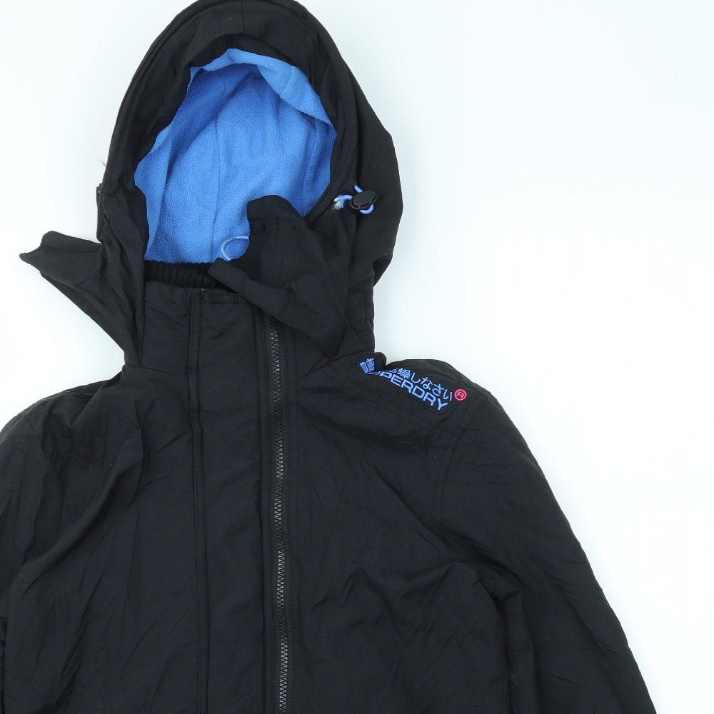 Superdry Womens Black   Jacket Coat Size XS