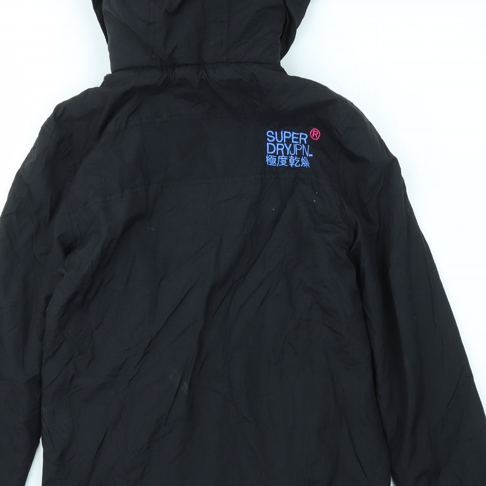 Superdry Womens Black   Jacket Coat Size XS