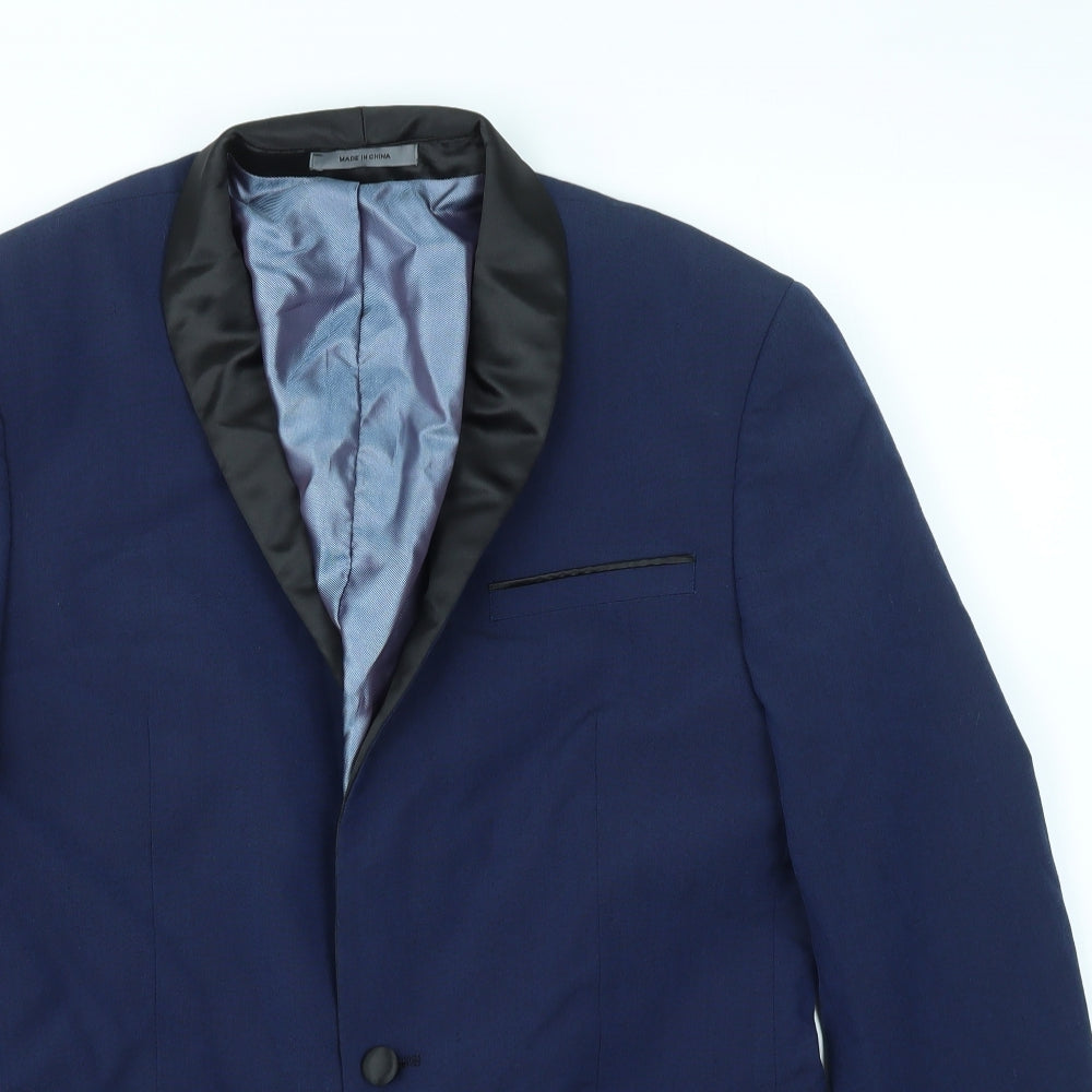 Cedar Wood State Mens Blue   Jacket Blazer Size 40