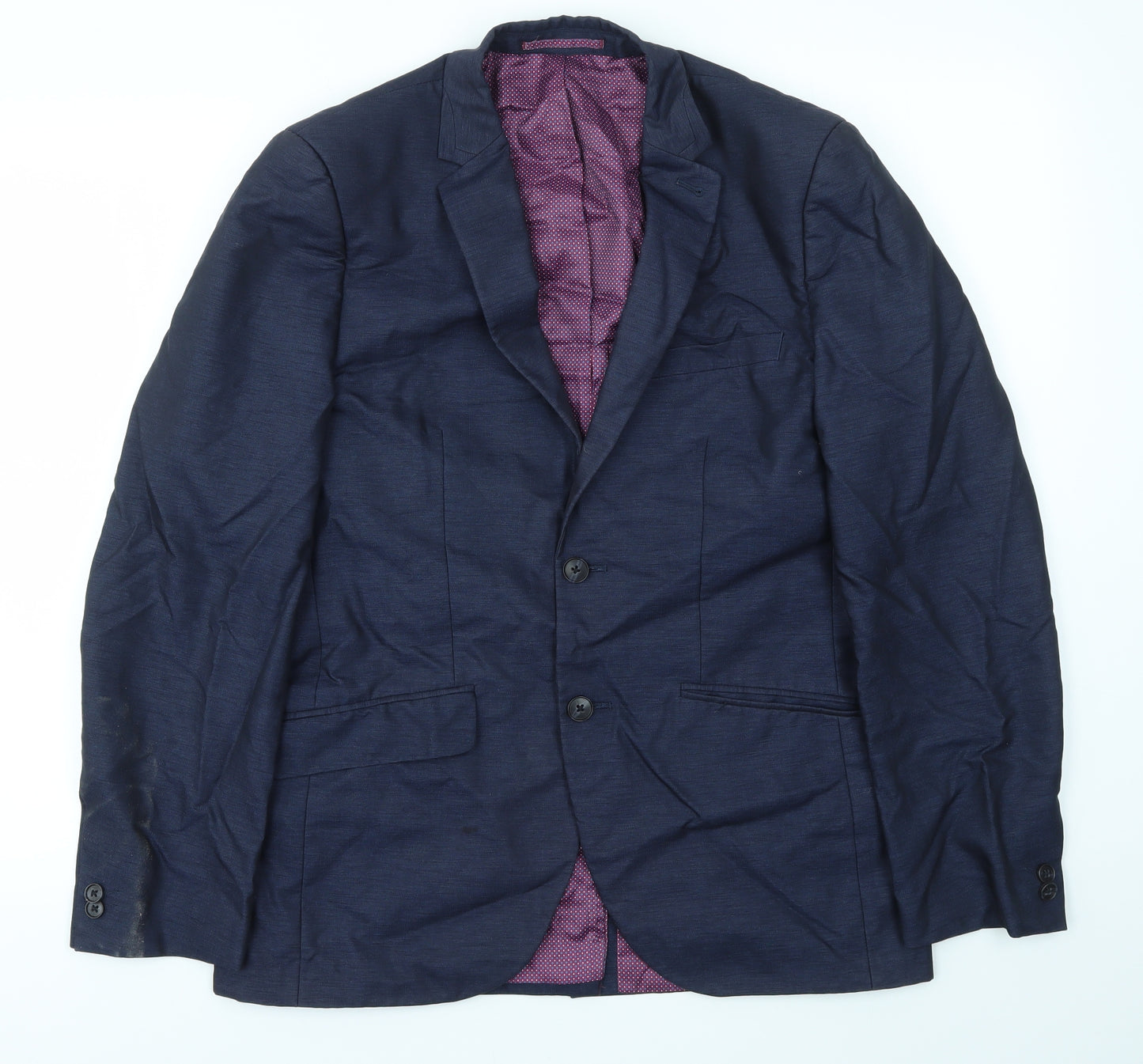 T&W Mens Blue   Jacket Blazer Size 38