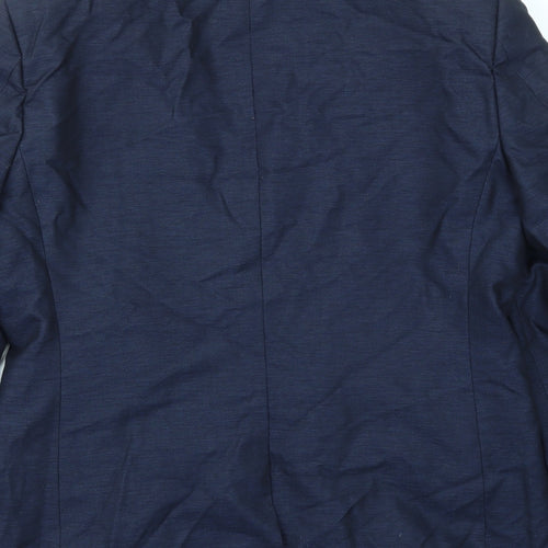 T&W Mens Blue   Jacket Blazer Size 38