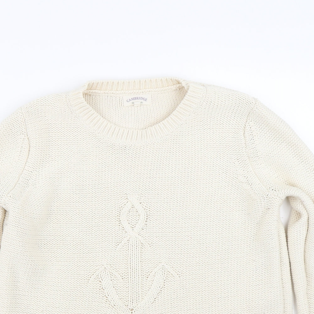 Cambridge Womens Beige   Pullover Jumper Size XL