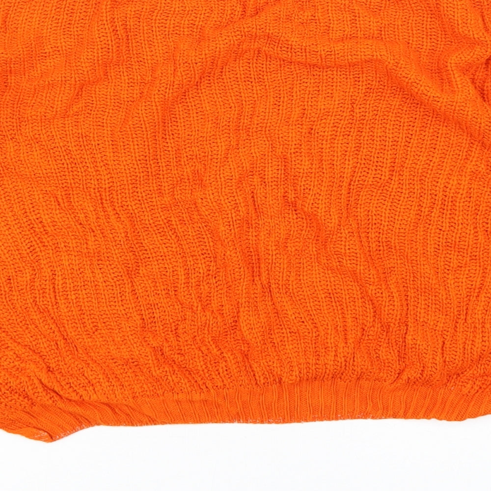 Select Womens Orange   Pullover Jumper Size 10