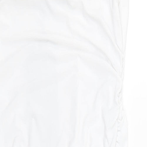 PRETTYLITTLETHING Womens White   Tank Dress  Size 8