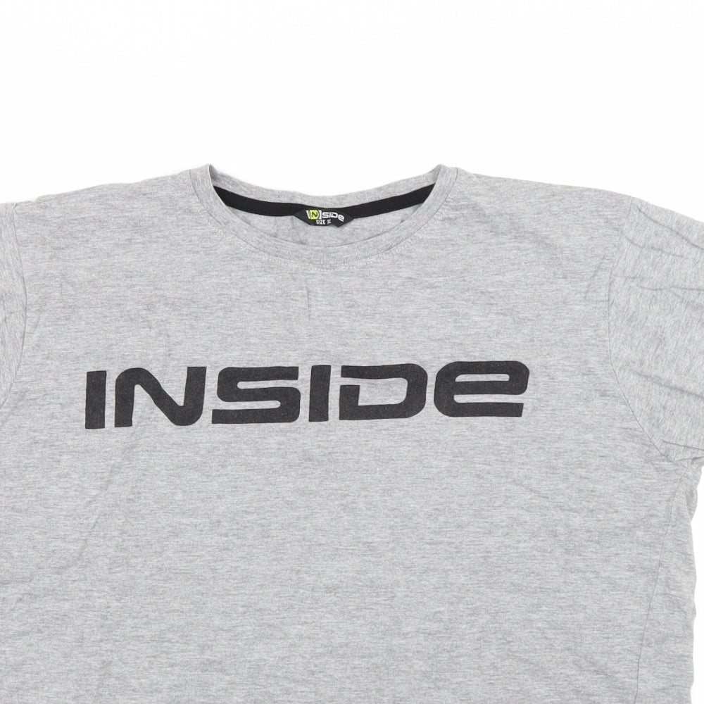 Inspire Mens Grey    T-Shirt Size XL