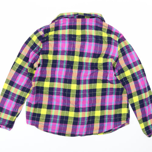 NEXT Womens Multicoloured Check  Top Pyjama Top Size 14