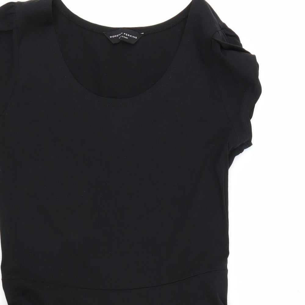 Dorothy Perkins Womens Black   T-Shirt Dress  Size 14