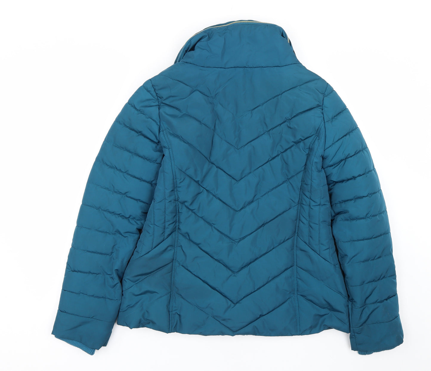 Oasis Womens Blue   Overcoat Coat Size S