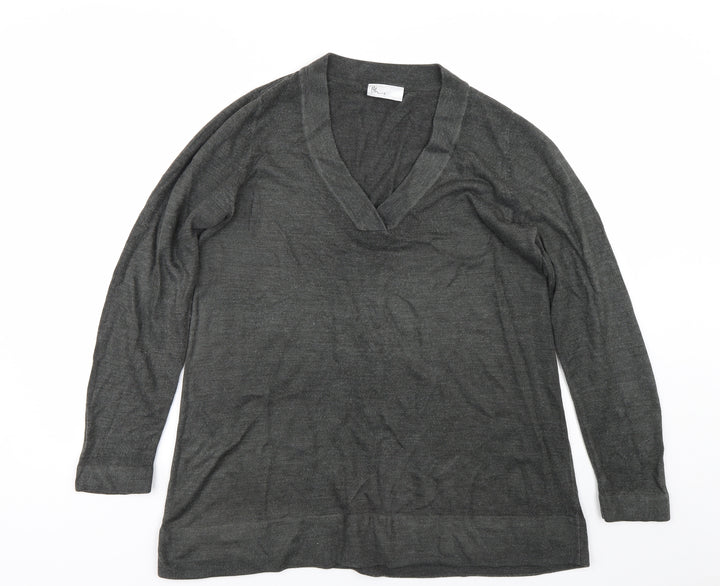 BHS Womens Grey   Pullover Jumper Size 14