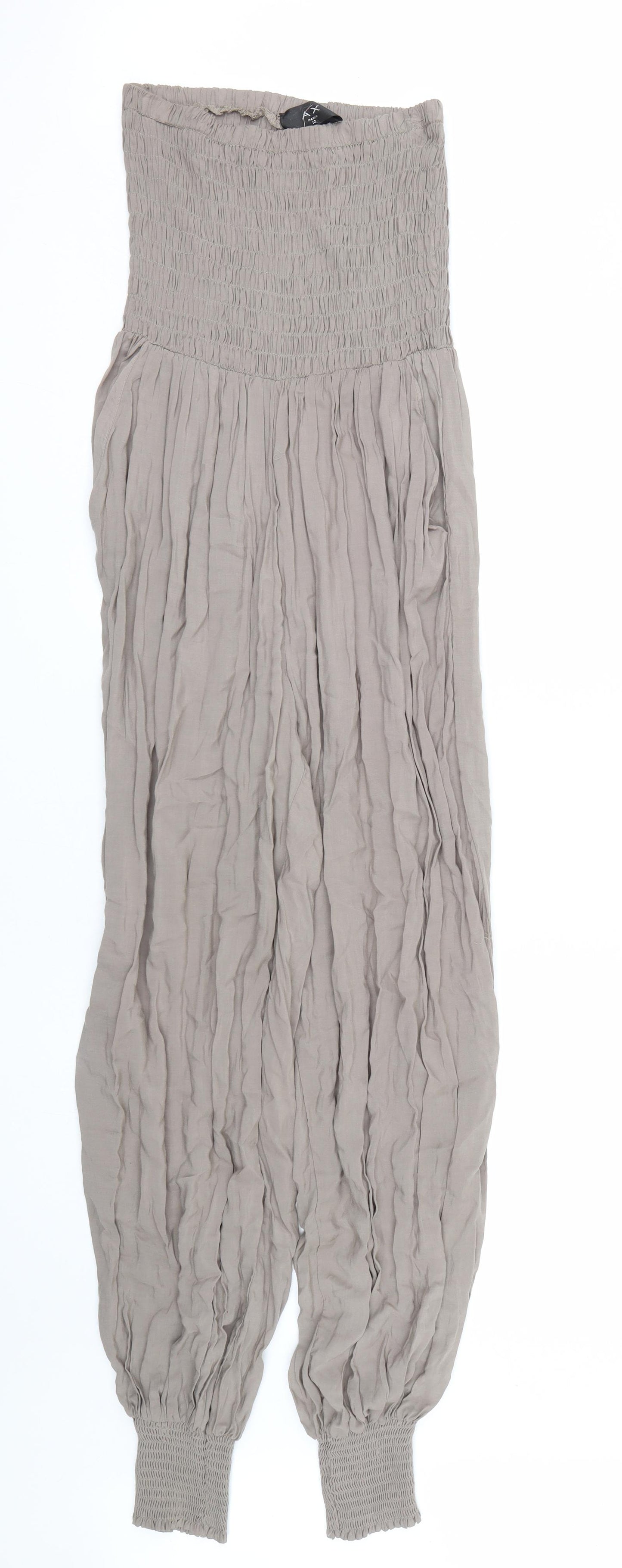 AX Paris Womens Grey   Jumpsuit One-Piece Size 10 L30 in