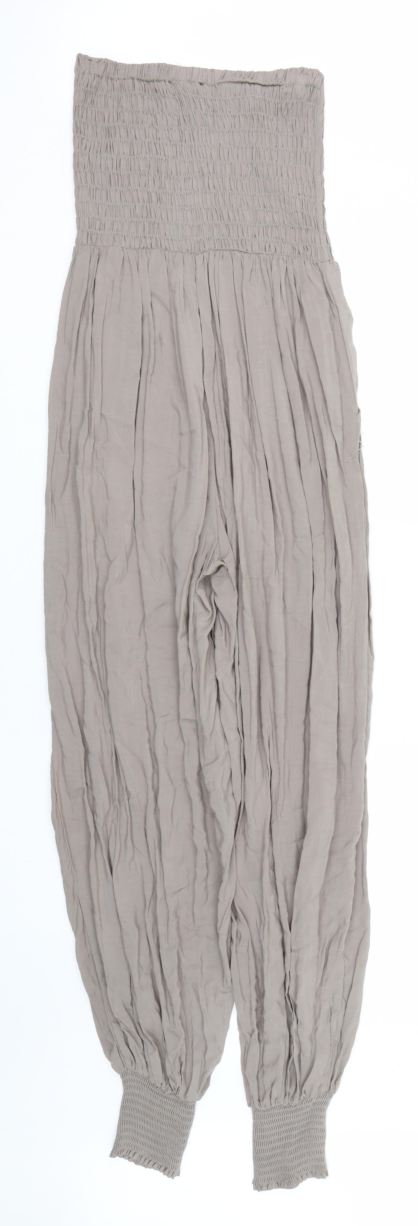 AX Paris Womens Grey   Jumpsuit One-Piece Size 10 L30 in