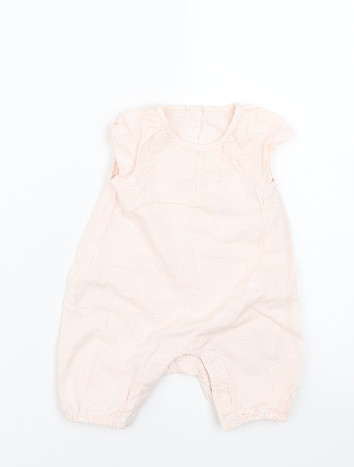 M&S Baby Pink   Coverall One-Piece Size 0-3 Months