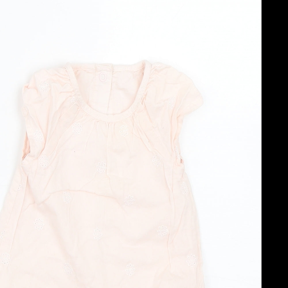 M&S Baby Pink   Coverall One-Piece Size 0-3 Months