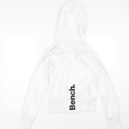 Bench Mens White   Full Zip Hoodie Size S