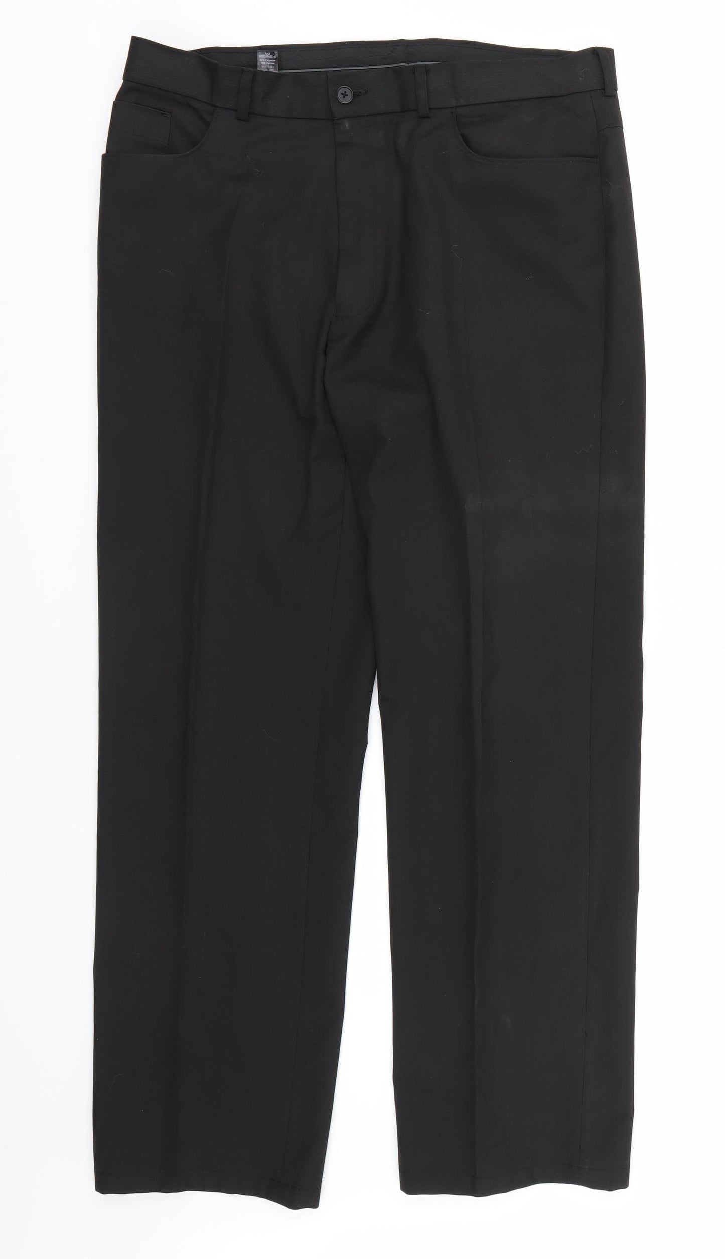 George Mens Black   Trousers  Size 34 L29 in