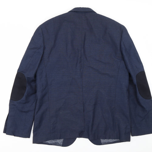 Primark Mens Blue   Jacket Suit Size L