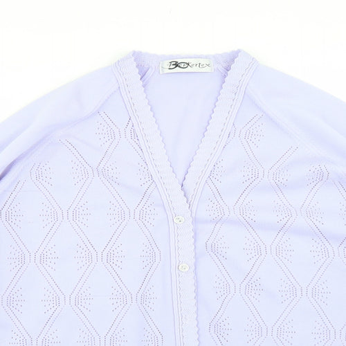 berktertex Womens Purple   Cardigan Jumper Size 16